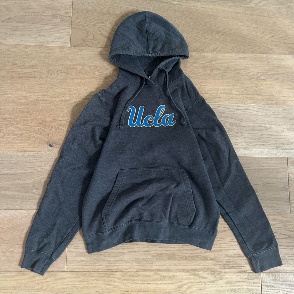 Vintage Men's Gray UCLA Hoodie